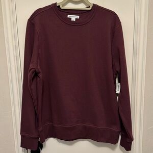 Amazon essentials Maroon Sweatshirt